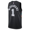 Dres San Antonio Spurs Victor Wembanyama Nike 2025-26 City Edition Crno Swingman